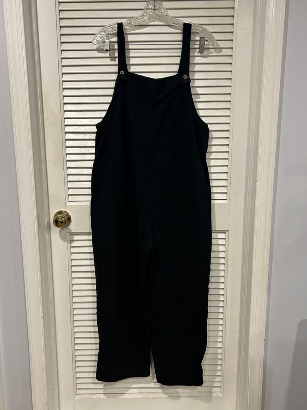 SHEIN Black Cotton Blend Romper Women’s size Medium